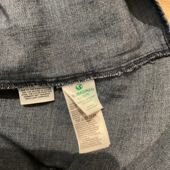J Crew Factory Denim Button Down Shirt Size XS - Picture 4 of 7